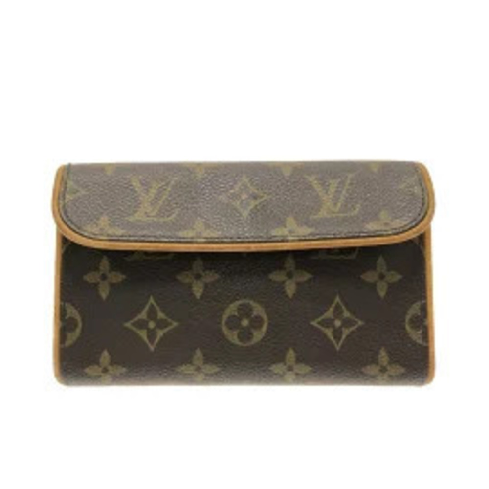 LOUIS VUITTON Pochette Florentine Waist Pouch Clutch Monogram Canvas